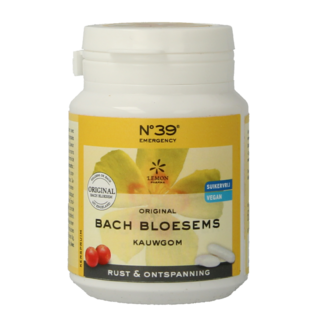 Bach Bloesem Chicle de Flores de Bach n.º 39 calma y relajación 40 unidades