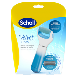 Scholl Scholl Velvet Smooth Start electronic foot file blue 1 Piece