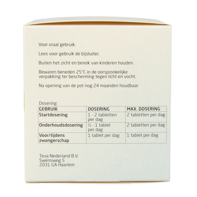 Kwas foliowy 0.5 250 tabletek