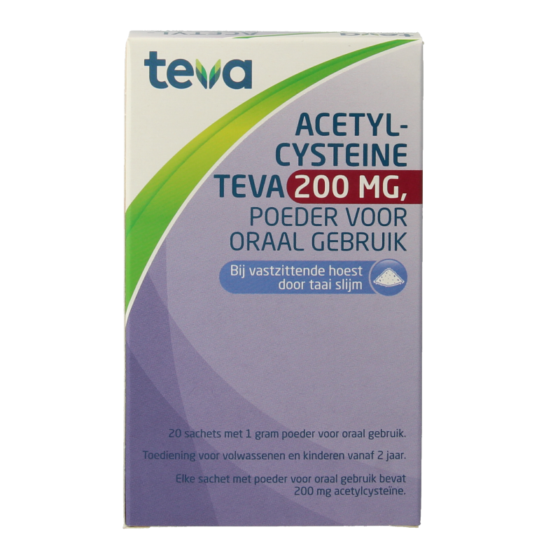 Teva Acetylcysteine 200mg 20 sobres