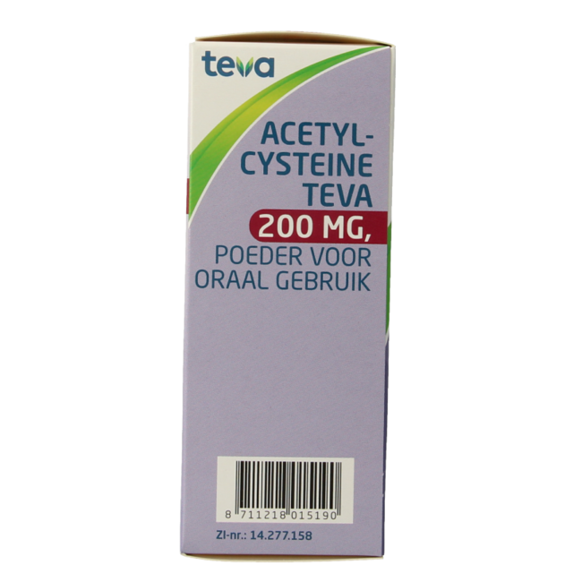 Teva Acetilcisteína 200 mg 20 sobres