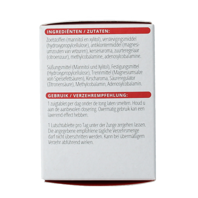 Vitamina B12 2000 mcg 100 comprimidos masticables