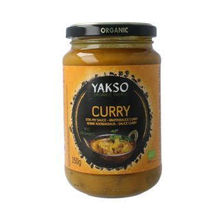 Yakso Yakso Curry wok saus bio 350,00 gramos