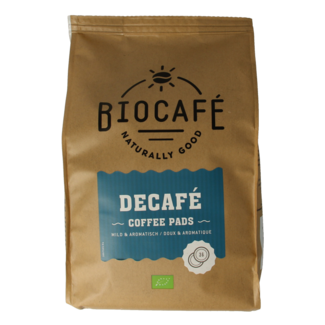 Biocafe Organic decaf coffee pads 36 pieces