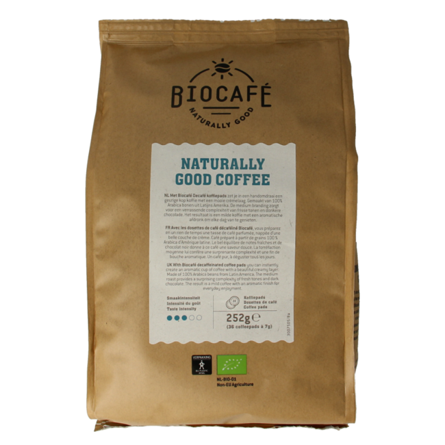 Kaffeepads koffeinfrei Bio 36 Stück