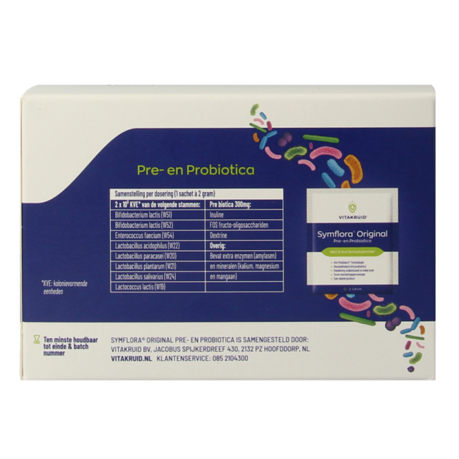 Symflora Original Pre- and Probiotics 8 Strains 30 Sachets