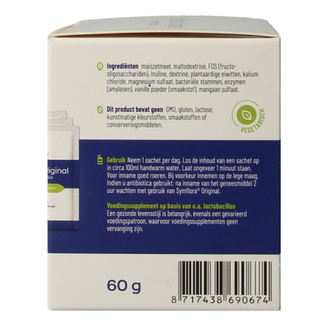 Symflora Original Pre y Probióticos 8 cepas 30 sobres