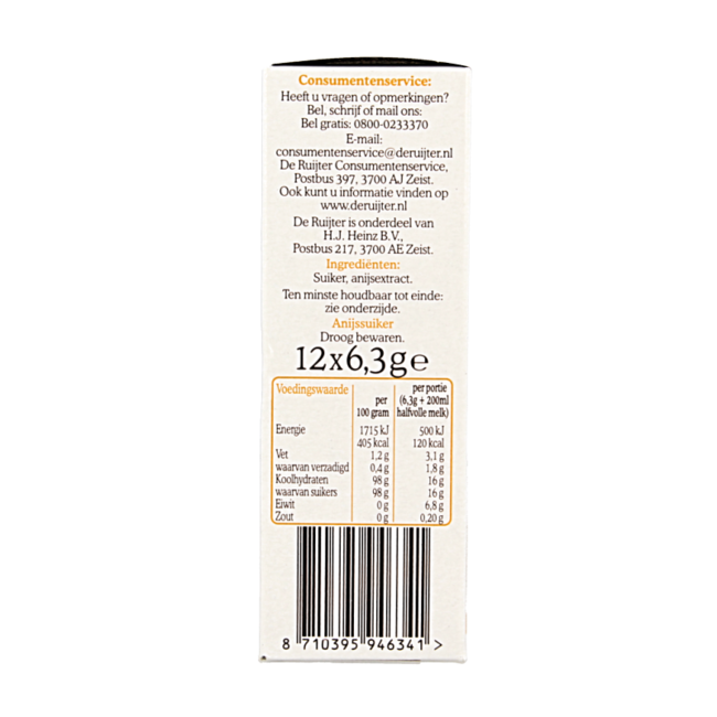 Anijsstaafjes Pulver 75,6 Gramm