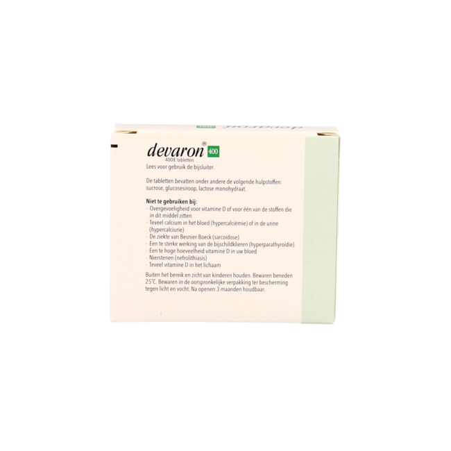 Devaron Cholekalcyferol 400 j.m. 90 tabletek