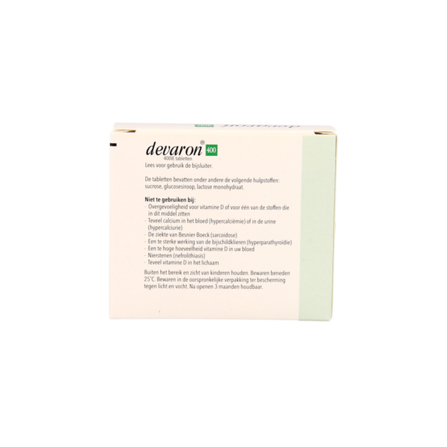 Devaron Colecalciferol 400 UI 90,00 comprimidos
