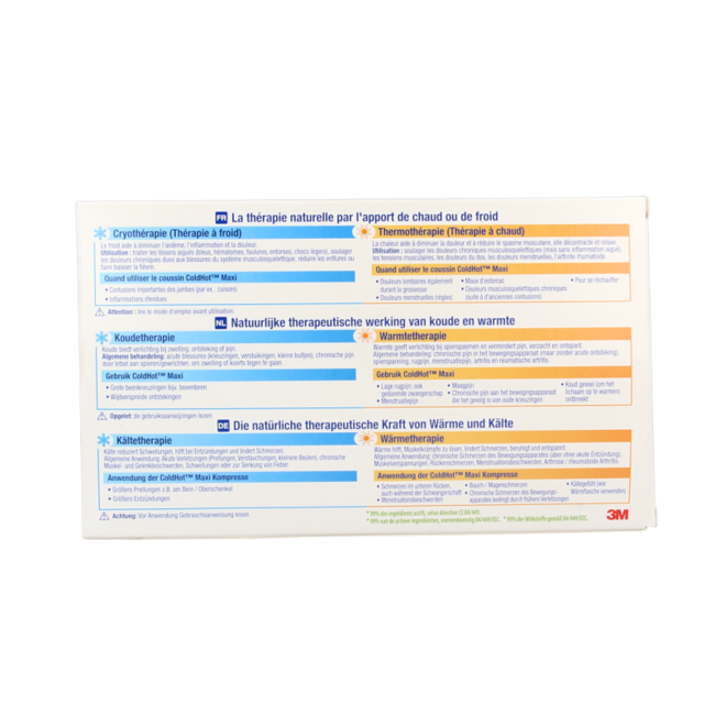 Nexcare ColdHot Pack Maxi 300 x 195 mm con funda 1 unidad