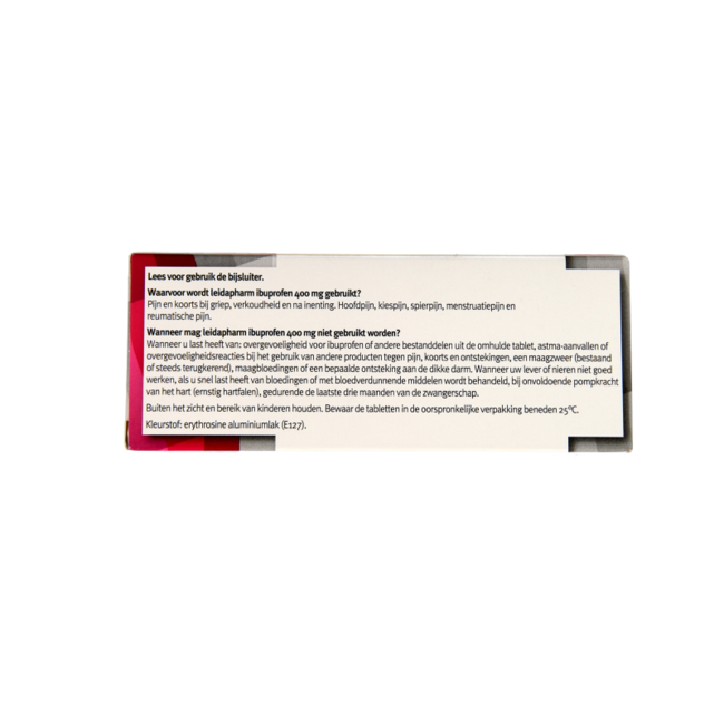 Ibuprofen 400mg 20 Coated Tablets