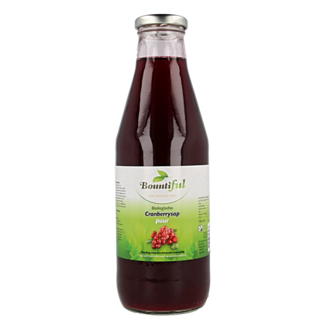 Bountiful Zumo de arándano rojo bio 750 mililitros