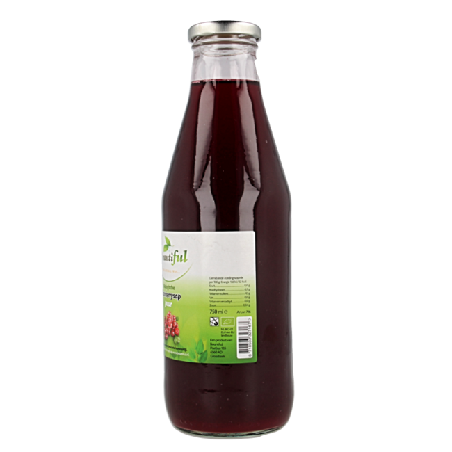 Cranberrysaft Bio 750 Milliliter