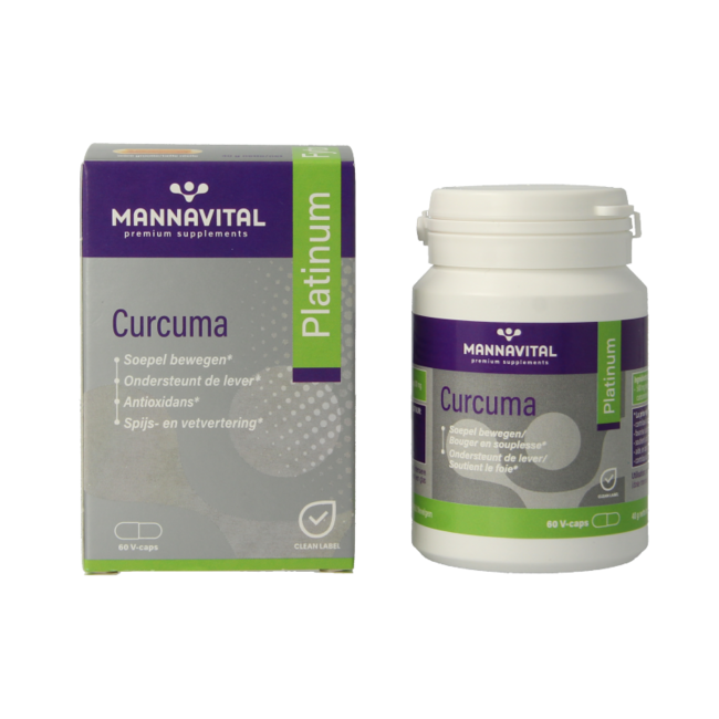 Mannavital Curcuma Platinum 60 capsule vegetali