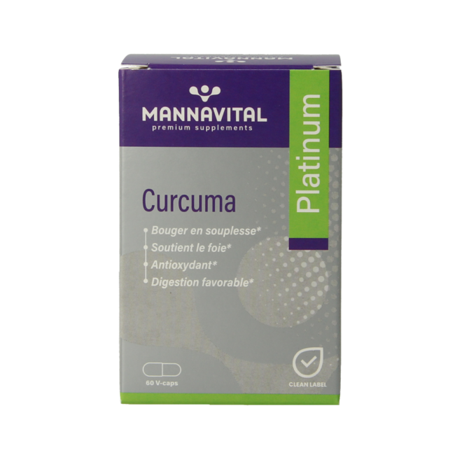 Mannavital Curcuma platinum 60,00 Vegetarische Kapseln
