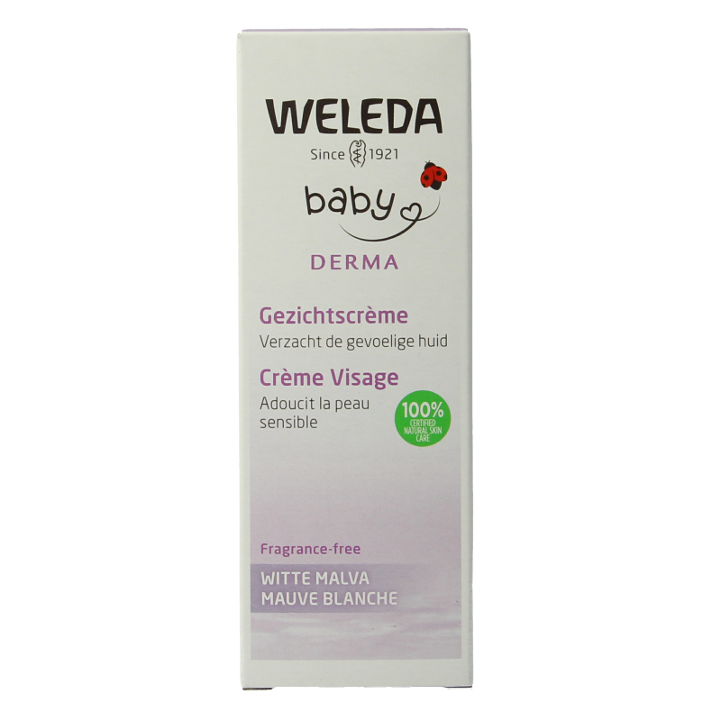 Baby witte malva sensitive gezichtscreme 50 Milliliter