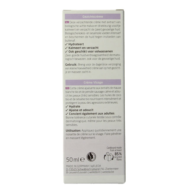 Baby White Mallow Sensitive Face Cream 50ml