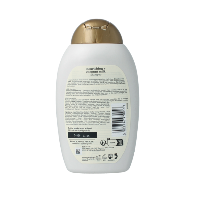 Shampoo Kokosmilch nährend 385 Milliliter