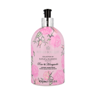 Baylis & Harding Baylis & Harding Royale bouquet sapone mani rosa & caprifoglio 500 Millilitri