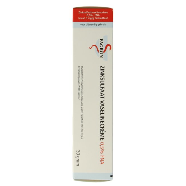 Fagron Zinc Sulphate Vaseline Cream 0.5% FNA 30 Gram