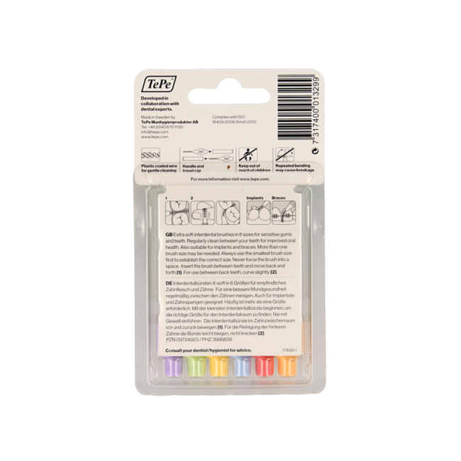 TePe Interdentalbürste x-soft gemischt 6 Stück