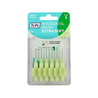 TePe TePe Interdentale rager extra soft licht groen maat 5 6 Stuks