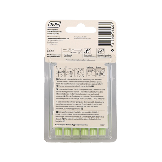TePe Interdentalbürste extra soft hellgrün Größe 5 6 Stück
