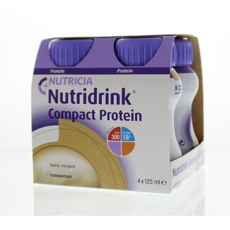 Nutridrink Compact protein mokka 125ml  4 Stuks