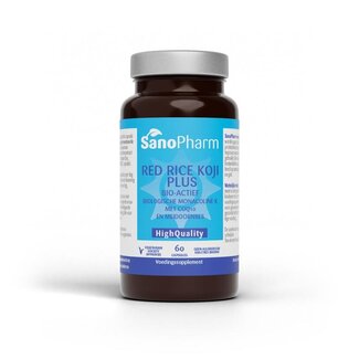 SanoPharm Red rice koji plus high quality 60 Cápsulas vegetarianas
