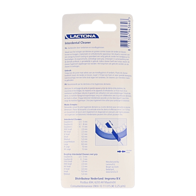 Lactona Easygrip ultra small 1,9 mm 6 pièces