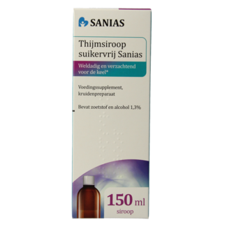Sanias Sirop de thym sans sucre 150 ml