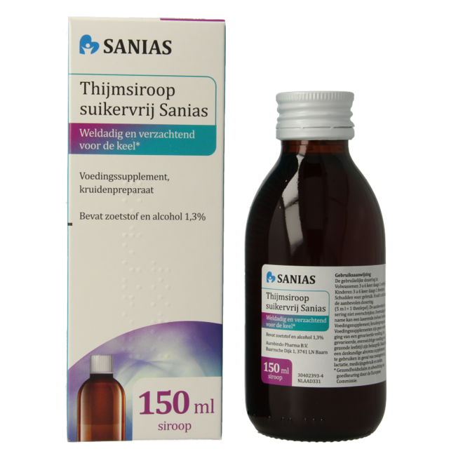 Thymiansirup zuckerfrei 150 Milliliter