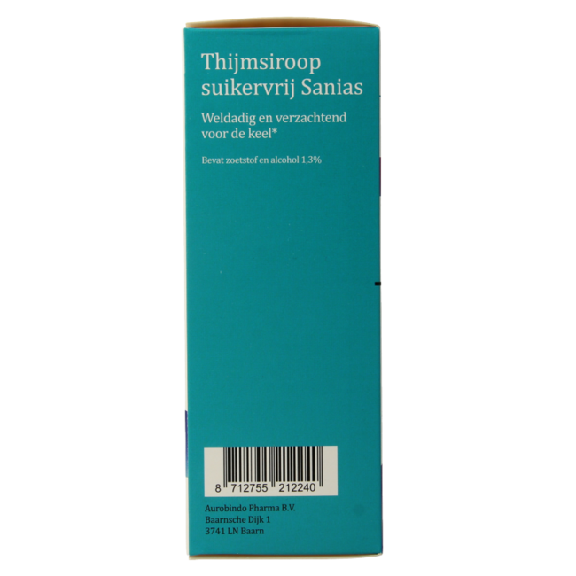 Sirop de thym sans sucre 150 ml