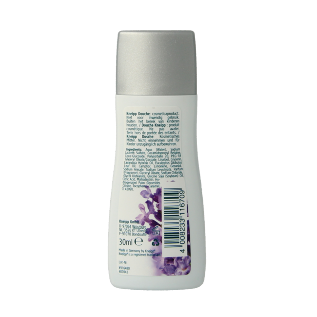Kneipp Relaxing douche lavendel mini 30 Milliliter