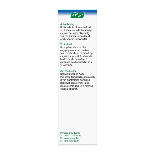 A Vogel Pollinosan hay fever eye drops 10 Millilitres
