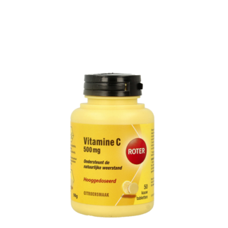 Roter Vitamin C 500mg Zitrone 50 Kautabletten
