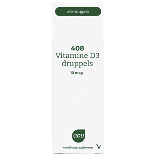 AOV 408 Vitamin D3 drops 10mcg 25 Millilitres