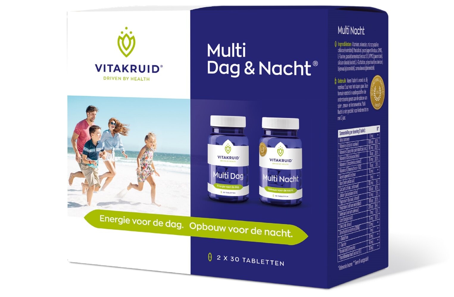 Vitakruid Multi Giorno & Notte 100% Vegan - Benessere 24h