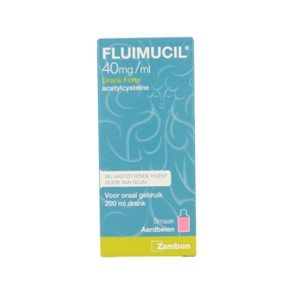 Fluimucil Saft 40 mg/ml forte Erdbeere 200 Milliliter