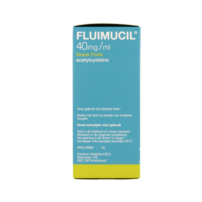 Fluimucil 40mg/ml Forte Strawberry Oral Solution 200ml