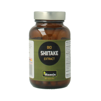 Hanoju Hanoju Shiitake extract bio 60 Cápsulas vegetarianas