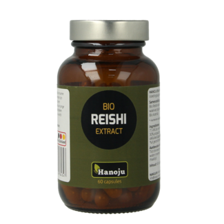 Hanoju Hanoju Reishi extract bio 60 kapsułek wegetariańskich