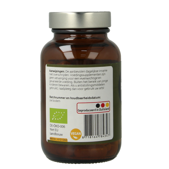 Hanoju Organic Reishi Extract 60 Vegetarian Capsules