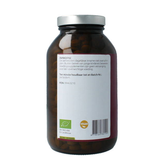 Hanoju Erba di Grano flacone in vetro bio 600 Compresse