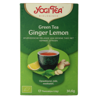 Yogi Tea Green tea ginger lemon bio 17 Zakjes