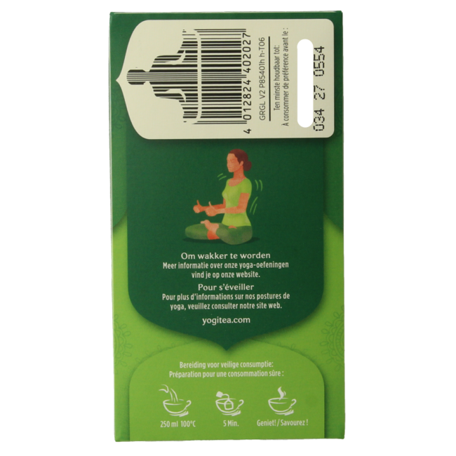 Thé vert gingembre citron bio 17 sachets