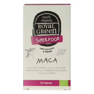 Royal Green Organic Maca 60 vegetarian capsules