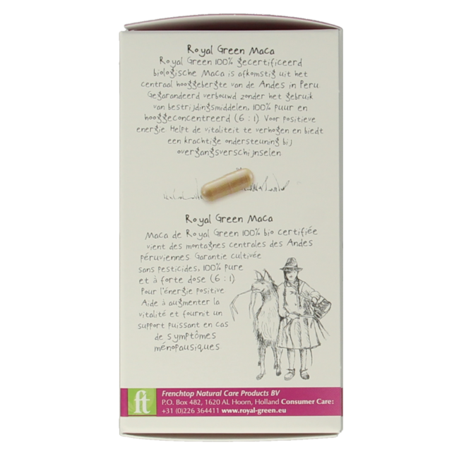 Maca organic 60 Vegetarian capsules
