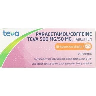 Teva Paracétamol caféine 500/50 20 comprimés
